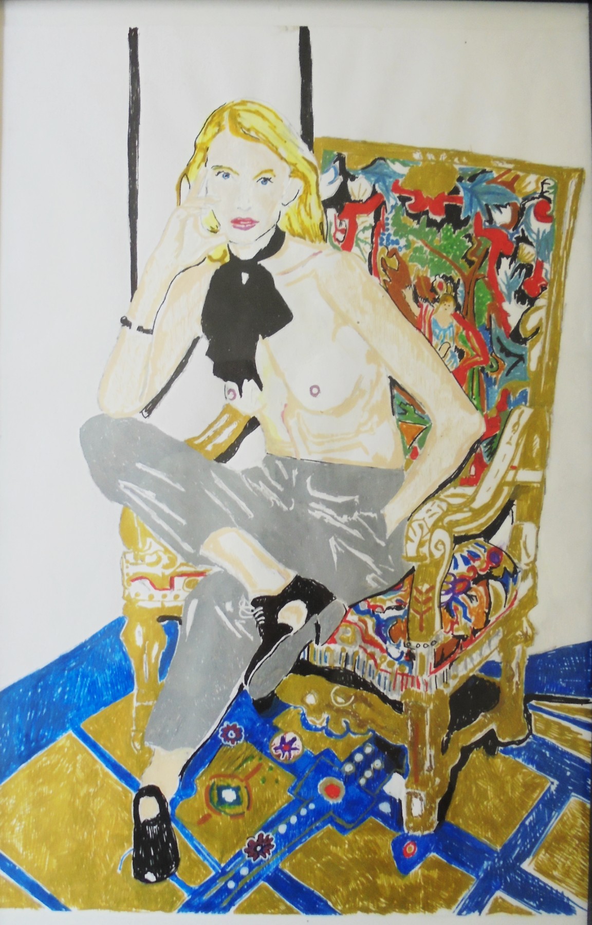 Dessin de Betty Catroux par G.WEN